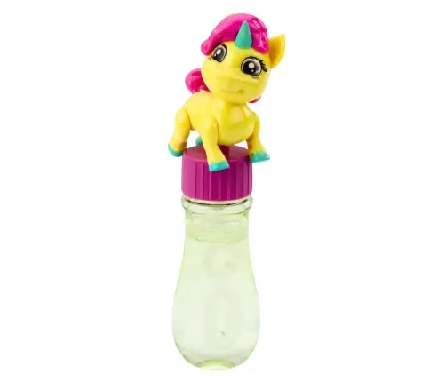 Soap Bubbles Unicorn Movable Figurine Colorful 14cm Mix