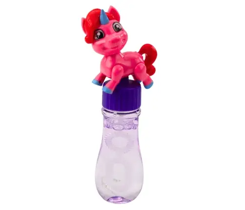 Soap Bubbles Unicorn Movable Figurine Colorful 14cm Mix