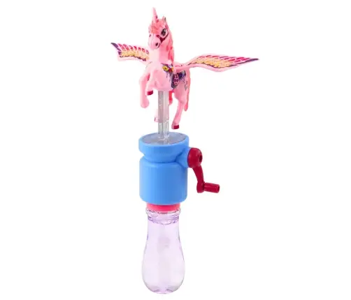 Soap Bubbles Unicorn Moving Wings Crank 23cm Mix