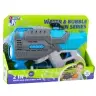 Electric Water Gun Soap Bubbles 2in1 Gray Blue