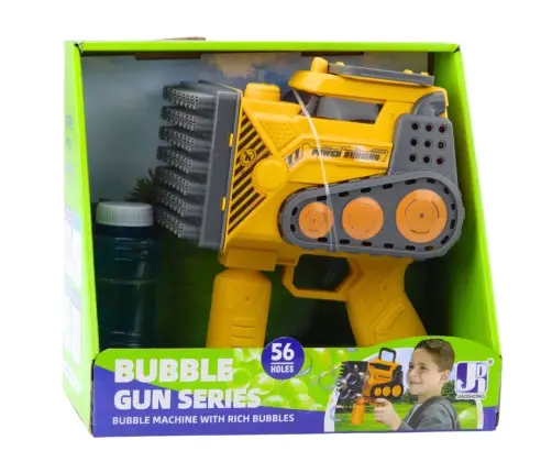 Bubble Gun Construction 56 Holes Yellow Liquid