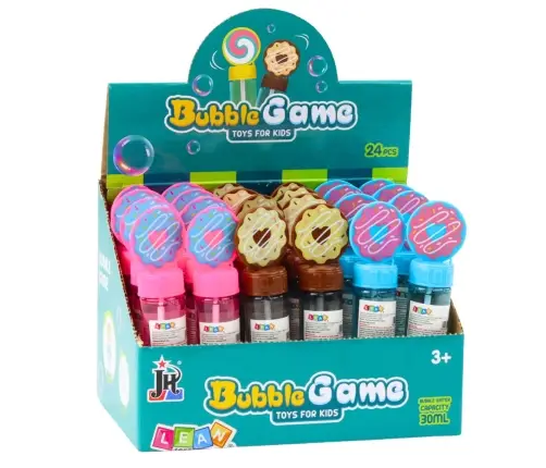 Donut Soap Bubbles 3 Holes Mix Colors 30ml