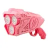 Battery Operated Bubble Gun LED Lights Pink Battery Operated Bubble Gun LED Lights Pink