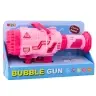 Large Electric Bubble Gun 64 Holes Pink