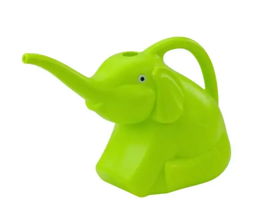 Small Plastic Watering Can For Children Elephant Green