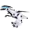 Battery Operated Dinosaur Robot with Wings Moves Lights Sounds