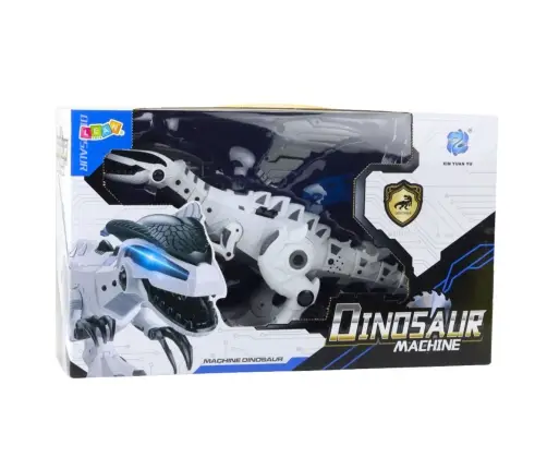 Battery Operated Dinosaur Robot with Wings Moves Lights Sounds