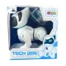 Interactive Robot Dog Remote Control Light Sound White Blue