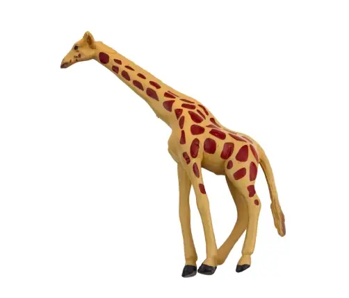 Set of Mini Figures Wild Animals Giraffe Zebra Lion 6-8cm 6pcs