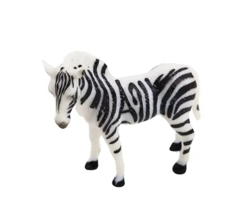 Set of Mini Figures Wild Animals Giraffe Zebra Lion 6-8cm 6pcs