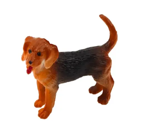 Set of Mini Figures Dogs German Shepherd Dachshund French Bulldog 4cm 6pcs