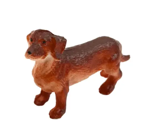 Set of Mini Figures Dogs German Shepherd Dachshund French Bulldog 4cm 6pcs