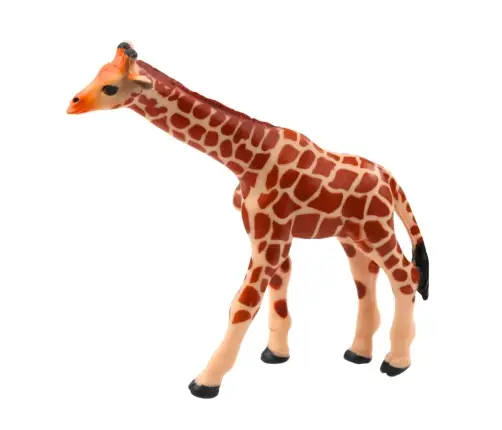 Set of Mini Figures Wild Animals Chimpanzee Giraffe 6-9cm 4pcs