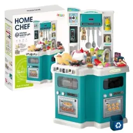 Large Kids Kitchen Home Chef Cooking Sounds Accessories 109 pcs. Large Kids Kitchen Home Chef Cooking Sounds Accessories 109 pcs.