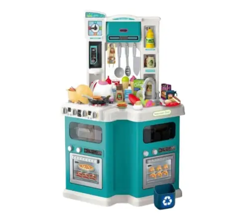 Large Kids Kitchen Home Chef Cooking Sounds Accessories 109 pcs. Large Kids Kitchen Home Chef Cooking Sounds Accessories 109 pcs.