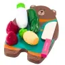 Vegetable Chopping Set Board Knife Educational Accessories For Children Vegetable Chopping Set Board Knife Educational Accessories For Children