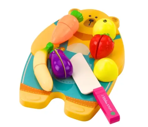 Fruit Vegetable Chopping Board Knife Set Educational Accessories For Children