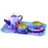 Children's Metal Tea Set with Cups, Kettle, and Tray Mermaid