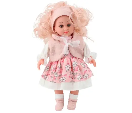 Sweet Angel Doll in Pink Floral Dress, Sleeveless Top, and Headband, 36cm Sweet Angel Doll in Pink Floral Dress, Sleeveless Top, and Headband, 36cm