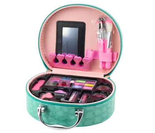 Nail Makeup Beauty Set in Turquoise Cosmetic Bag