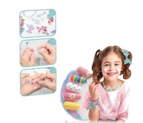Beauty Set Jewelry Bracelet Beads Hairpin Mermaid Tail 48pcs Beauty Set Jewelry Bracelet Beads Hairpin Mermaid Tail 48pcs