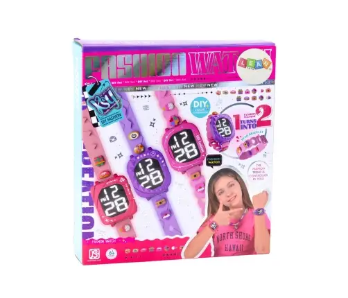 DIY Watch For Kids Interchangeable Adjustable Bands Decorative Beads