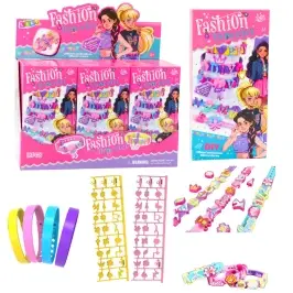 DIY Bracelet Set Pendants Letter Patterns 4 Adjustable Bracelets