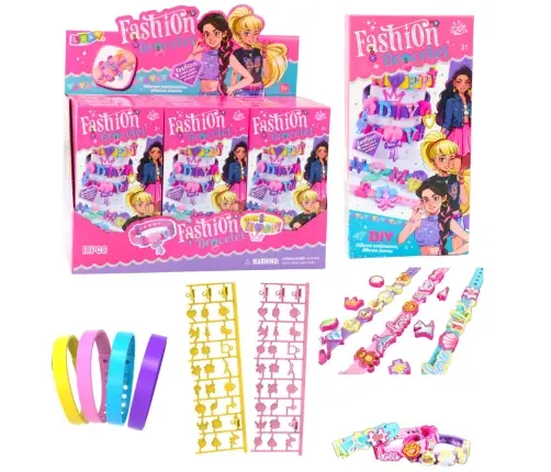 DIY Bracelet Set Pendants Letter Patterns 4 Adjustable Bracelets