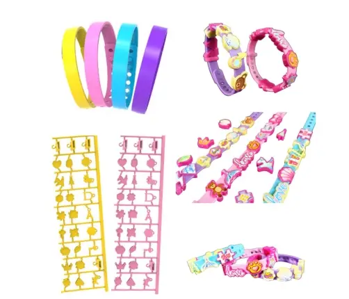 DIY Bracelet Set Animal Charms 4 Adjustable Bracelets