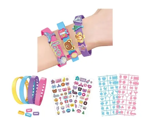 DIY Bracelet Set Animal Charms 4 Colorful Bracelets
