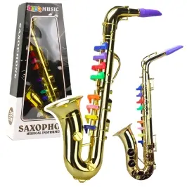 Children's Musical Instrument Toy Saxophone Gold