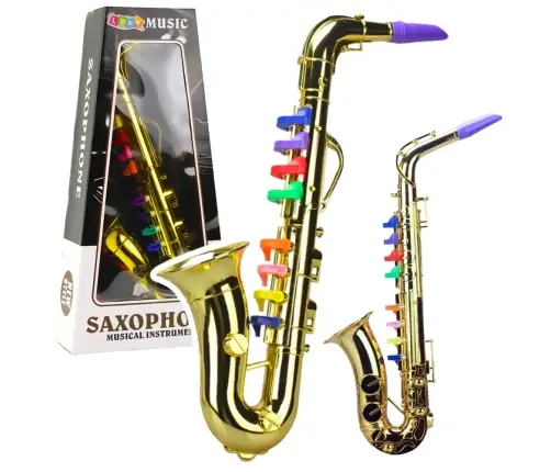 Children's Musical Instrument Toy Saxophone Gold