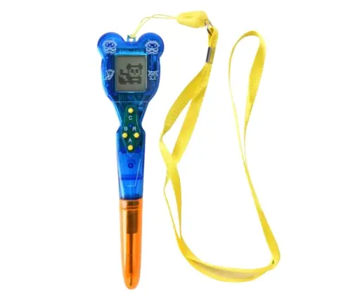 Electronic Game with Pen 168 in 1 Orange and Blue Lanyard