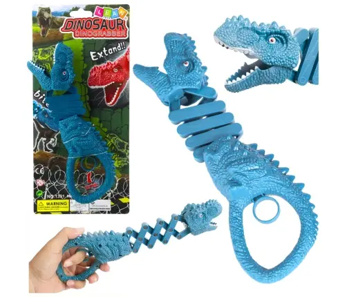 Biting Dinosaur Grapple Gun Blue