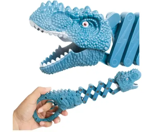 Biting Dinosaur Grapple Gun Blue