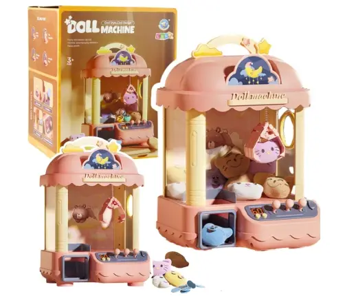 Token Catching Machine with Lights and Sounds, Pink