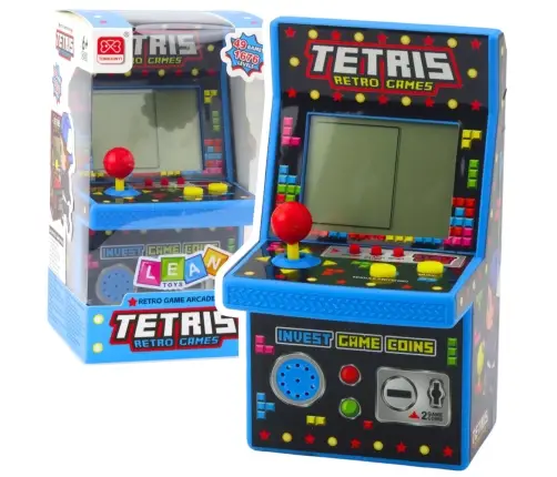 Mini Retro Tetris Slot Machine 49 Games 1676 Levels Blue