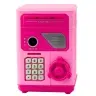 Electronic Safe ATM Piggy Bank with PIN for Children Pink