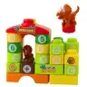 Educational Construction Blocks in a Backpack Dinosaurs Numbers Letters 49 pcs.