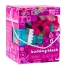 Construction Blocks 3D Stickers Pastel Pink 150 pcs.