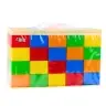 Set of Large Construction Blocks in a Bag, Colorful, 28.5x9x9 cm, 20 pcs.