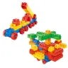Set of 3D Colorful Construction Blocks 100 pcs.