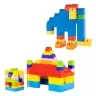 Set of 3D Colorful Construction Blocks 260 pcs.