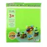 Construction Board for Building Blocks Light Green 25.5x25.5 cm