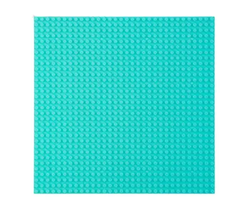 Construction Board for Building Blocks Light Blue 40x40cm