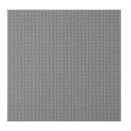 Construction Board for Building Blocks Gray 40x40cm