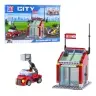 Construction Bricks Base Fire Department Garage 203-210 pcs.