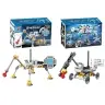Construction Bricks Space Set Rockets Antennas Robots 2in1 44-54 pcs.