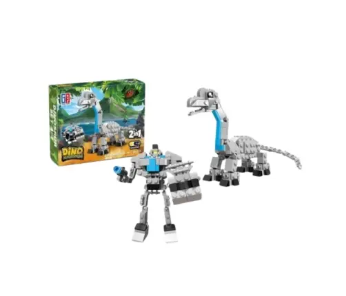 Dinosaur Robot 2in1 Construction Blocks 50-70 pcs Mix