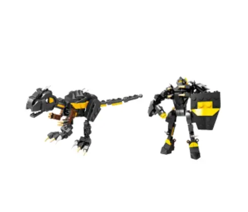 Dinosaur Robot 2in1 Construction Blocks 57-70 pcs Mix